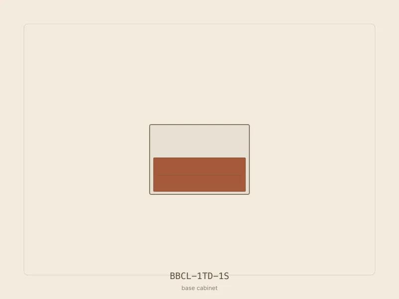 BBCL-1TD-1S cabinet configuration