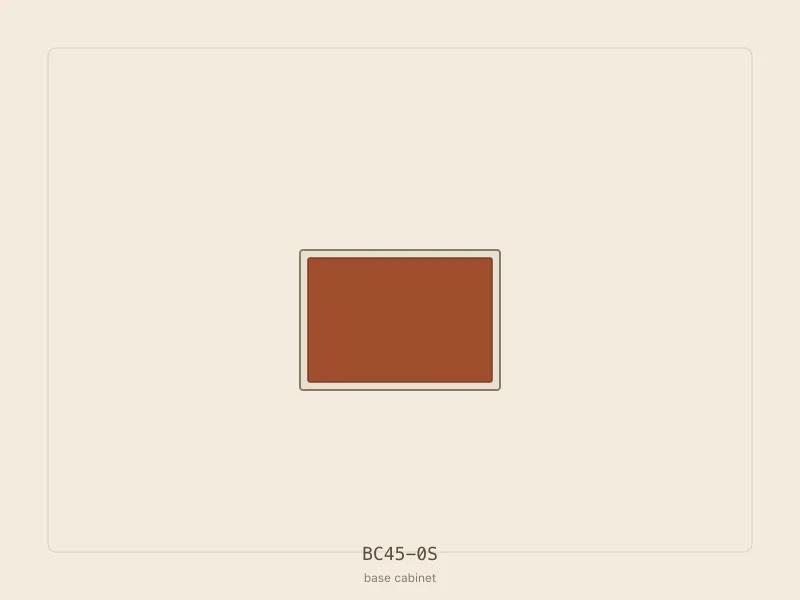 BC45-0S cabinet configuration