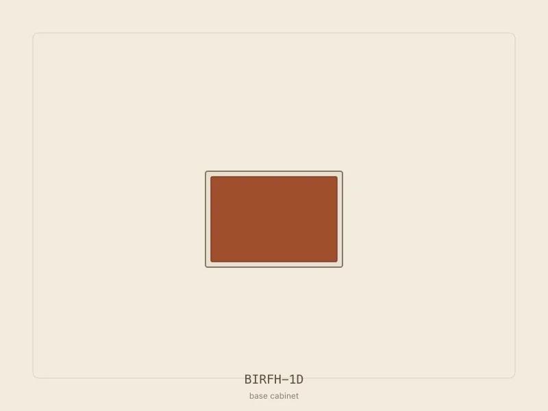 BIRFH-1D cabinet configuration