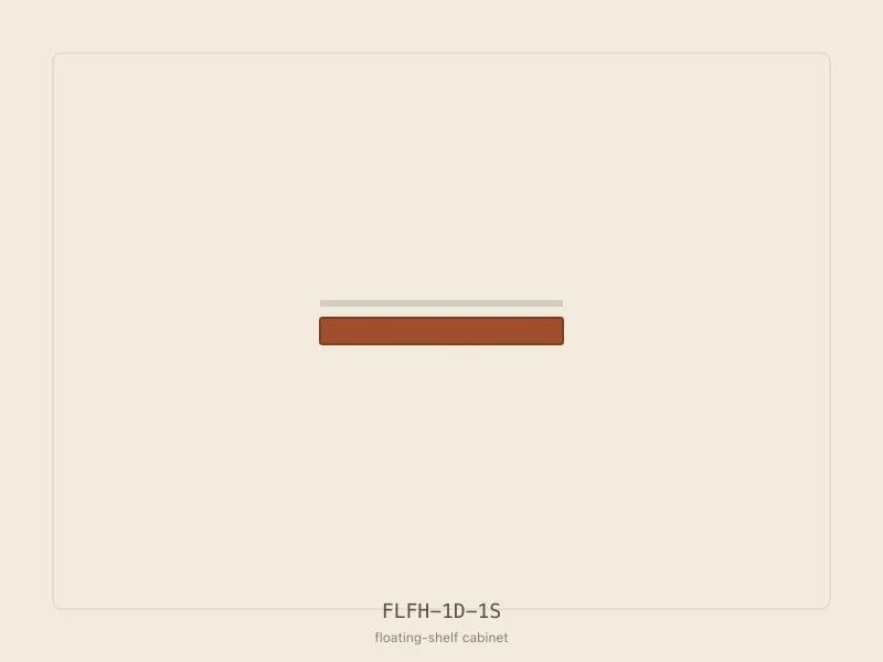 FLFH-1D-1S cabinet configuration