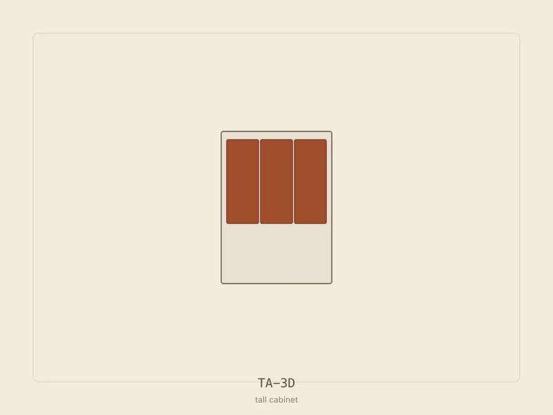 TA-3D cabinet configuration