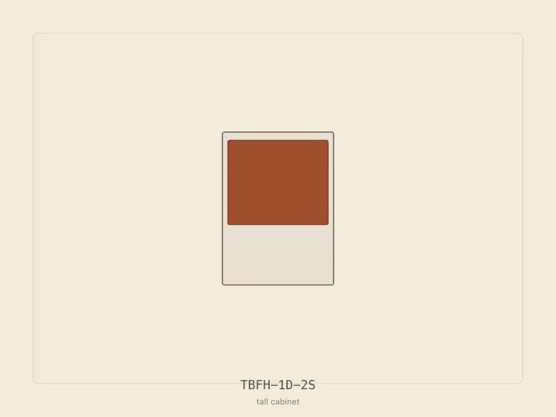 TBFH-1D-2S cabinet configuration