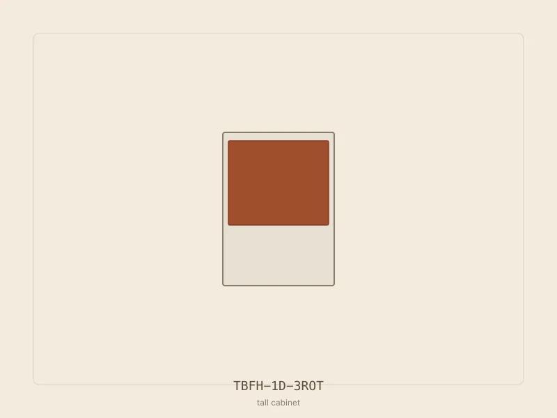 TBFH-1D-3ROT cabinet configuration