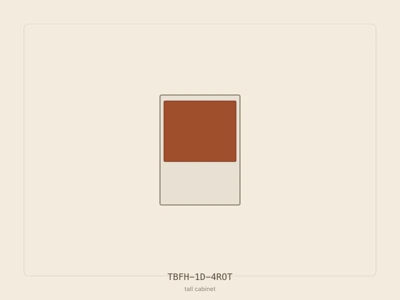 TBFH-1D-4ROT cabinet configuration