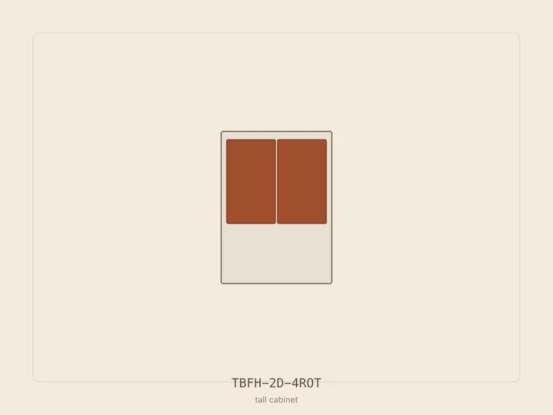 TBFH-2D-4ROT cabinet configuration