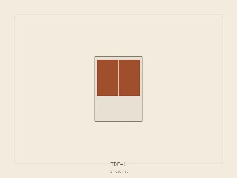TDF-L cabinet configuration