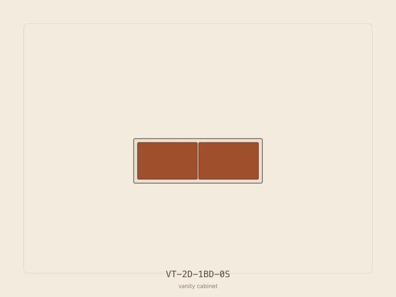 VT-2D-1BD-0S cabinet configuration