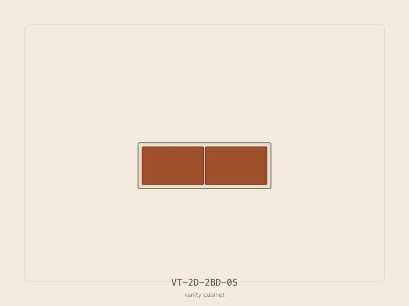 VT-2D-2BD-0S cabinet configuration