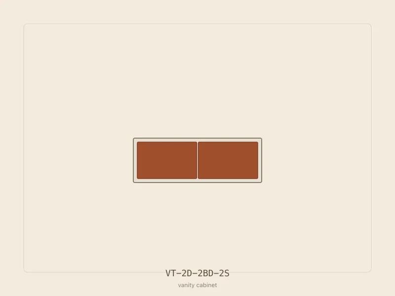VT-2D-2BD-2S cabinet configuration