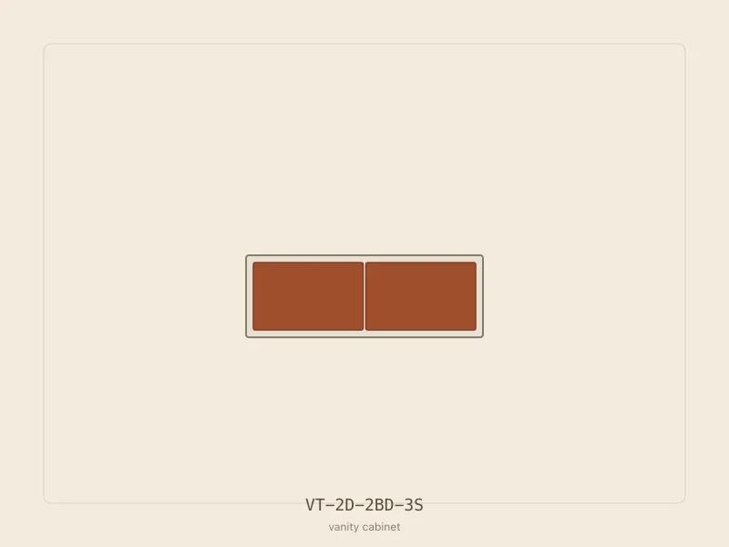 VT-2D-2BD-3S cabinet configuration