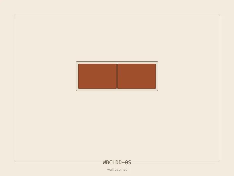 WBCLDD-0S cabinet configuration