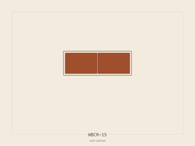 WBCR-1S cabinet configuration
