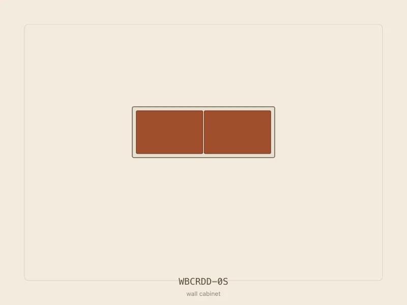WBCRDD-0S cabinet configuration