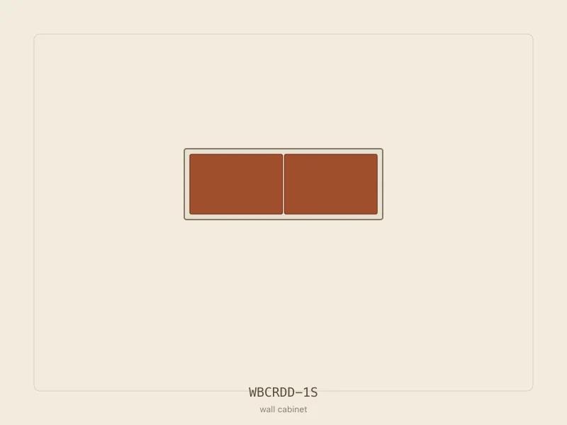 WBCRDD-1S cabinet configuration