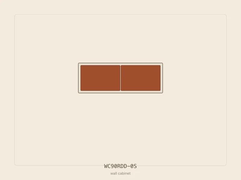 WC90RDD-0S cabinet configuration