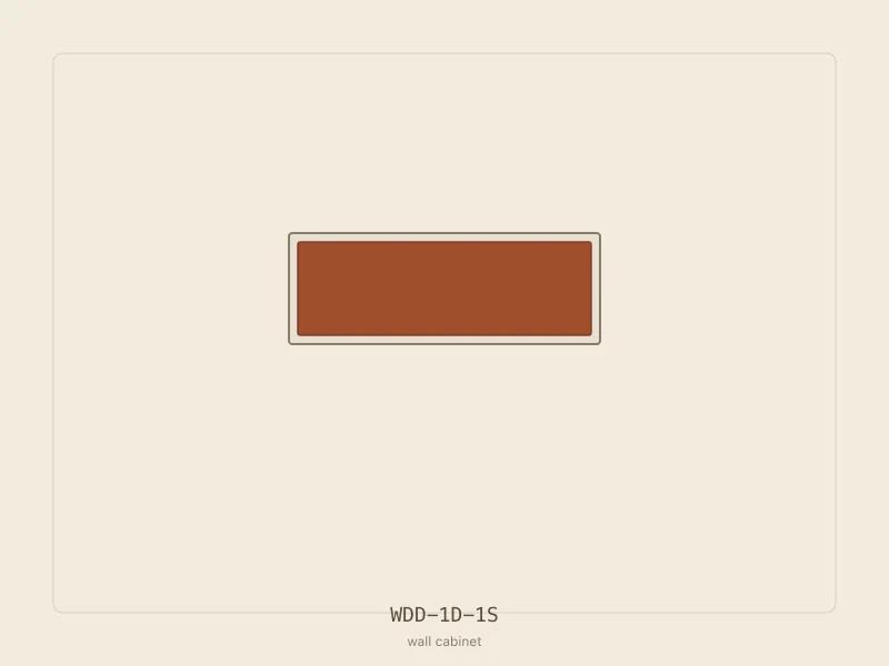 WDD-1D-1S cabinet configuration