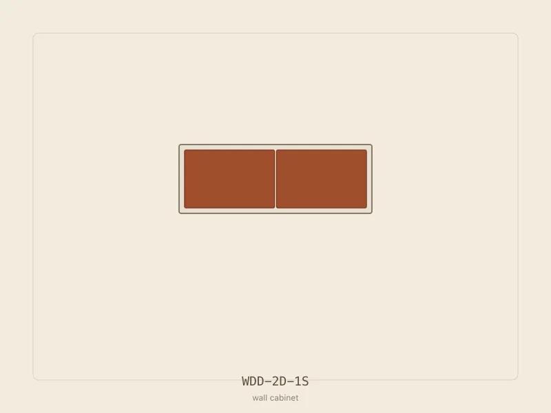 WDD-2D-1S cabinet configuration