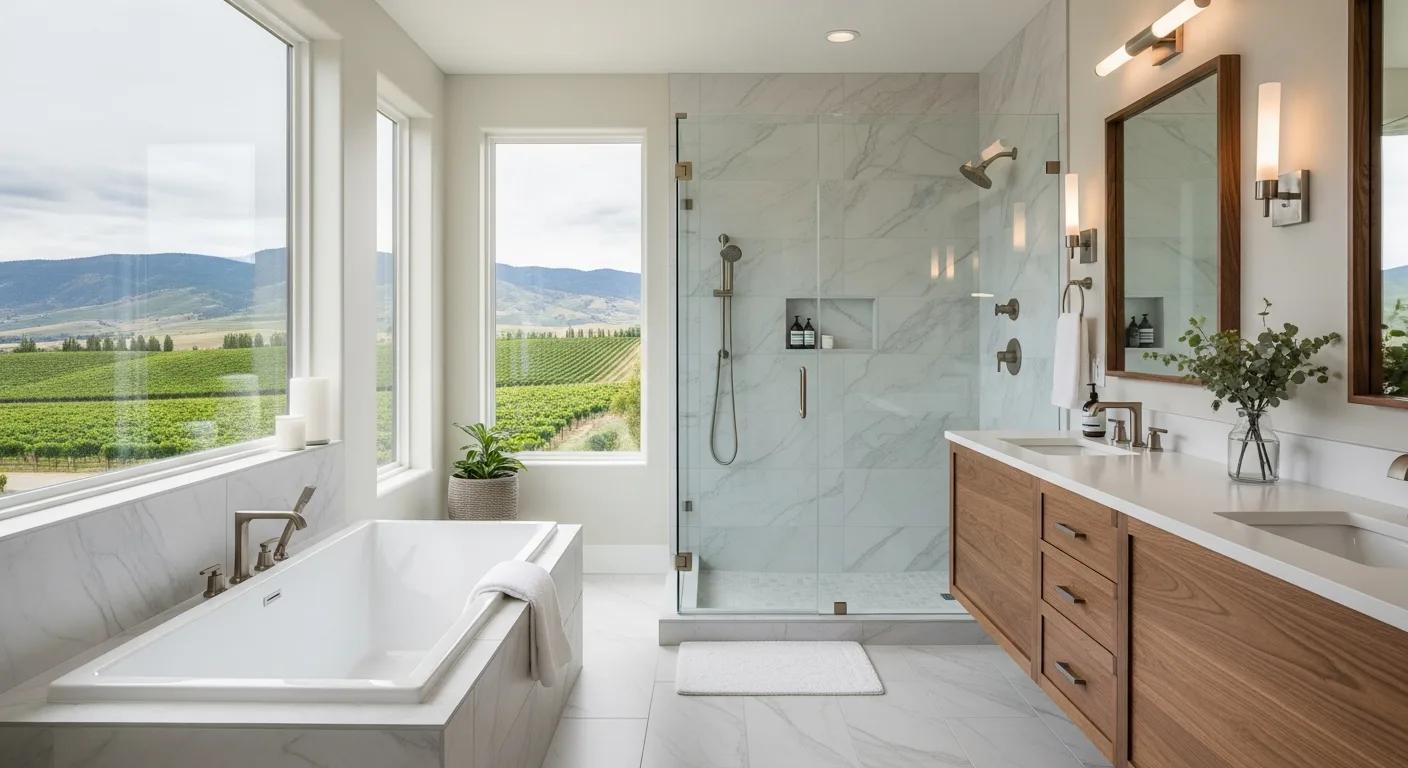Vanity cabinet refresh staged before listing a Treasure Valley home for sale