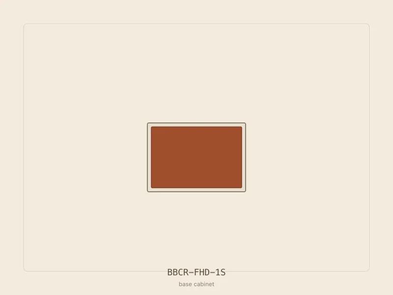 BBCR-FHD-1S cabinet configuration