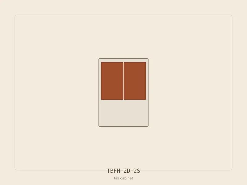 TBFH-2D-2S cabinet configuration