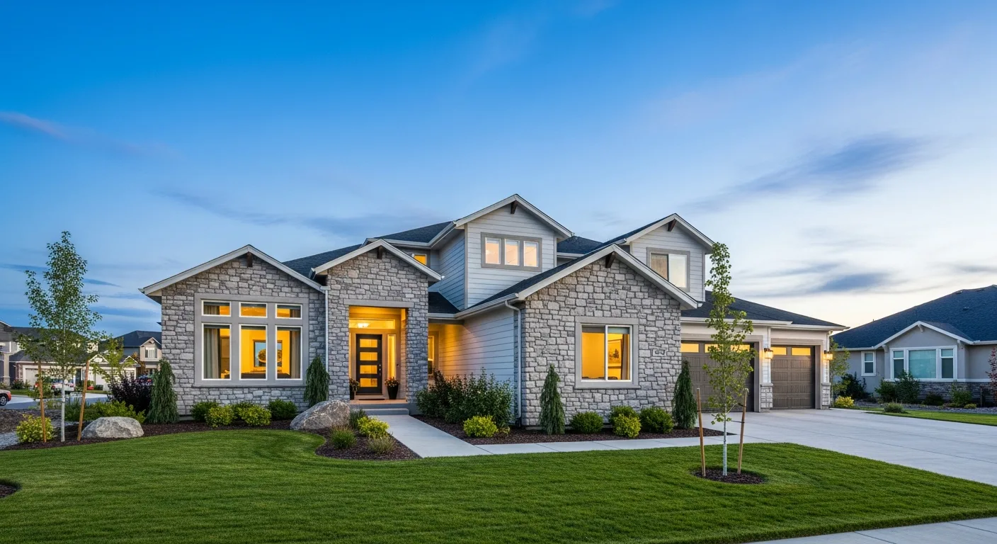 Custom kitchen cabinets and storage for Meridian Idaho subdivision homes
