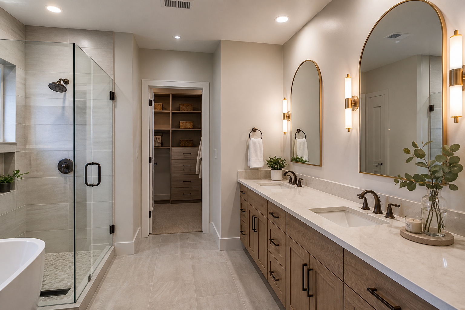 Bathroom update improving home value in the Treasure Valley