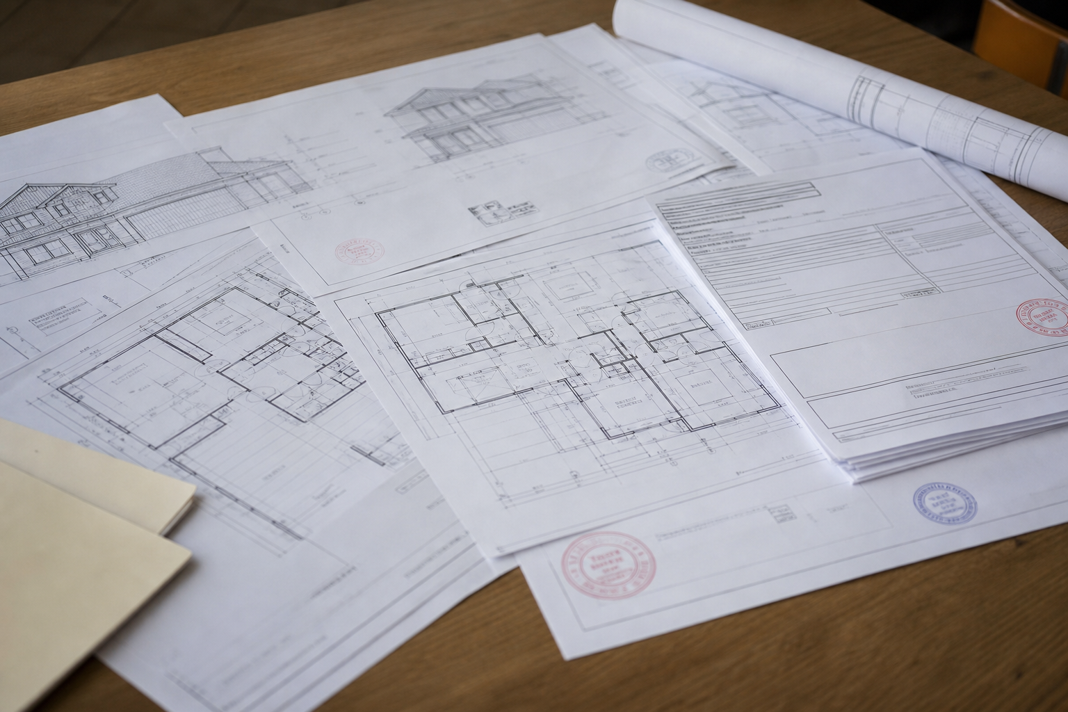 Residential remodel plans prepared for Ada County permit submission