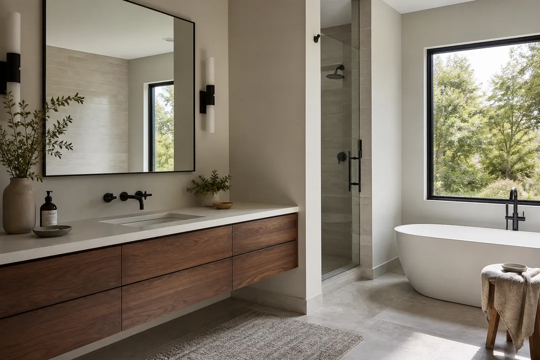 Boise bathroom vanity guide covering layouts, storage, and aging-in-place