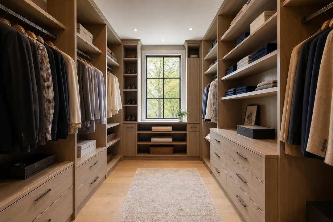 Closet custom cabinets