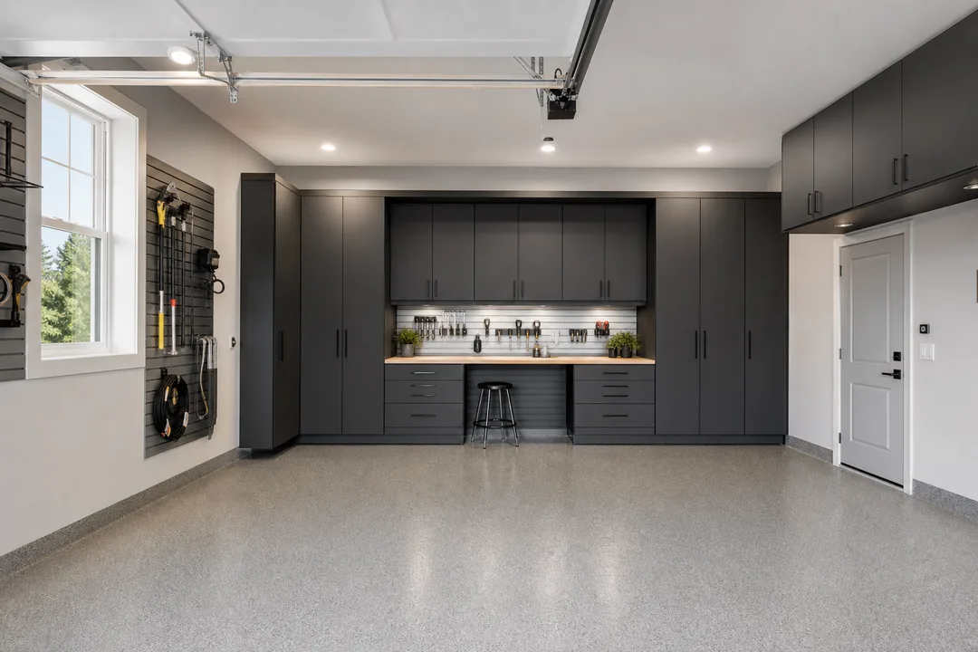 Garage custom cabinets