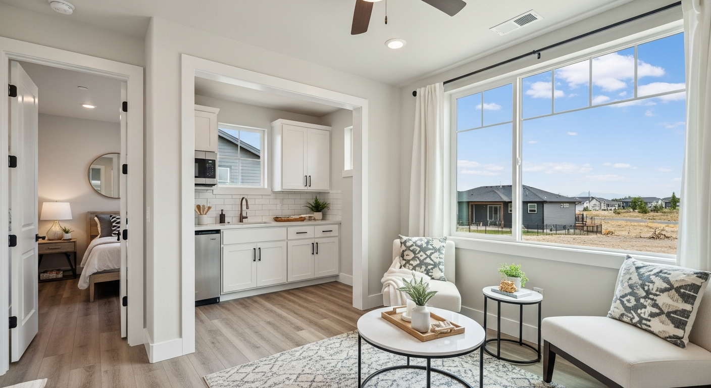 ADU or in-law suite supporting multigenerational living in Meridian