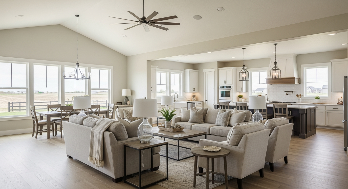 Remodel planning session in a Middleton home with design selections underway