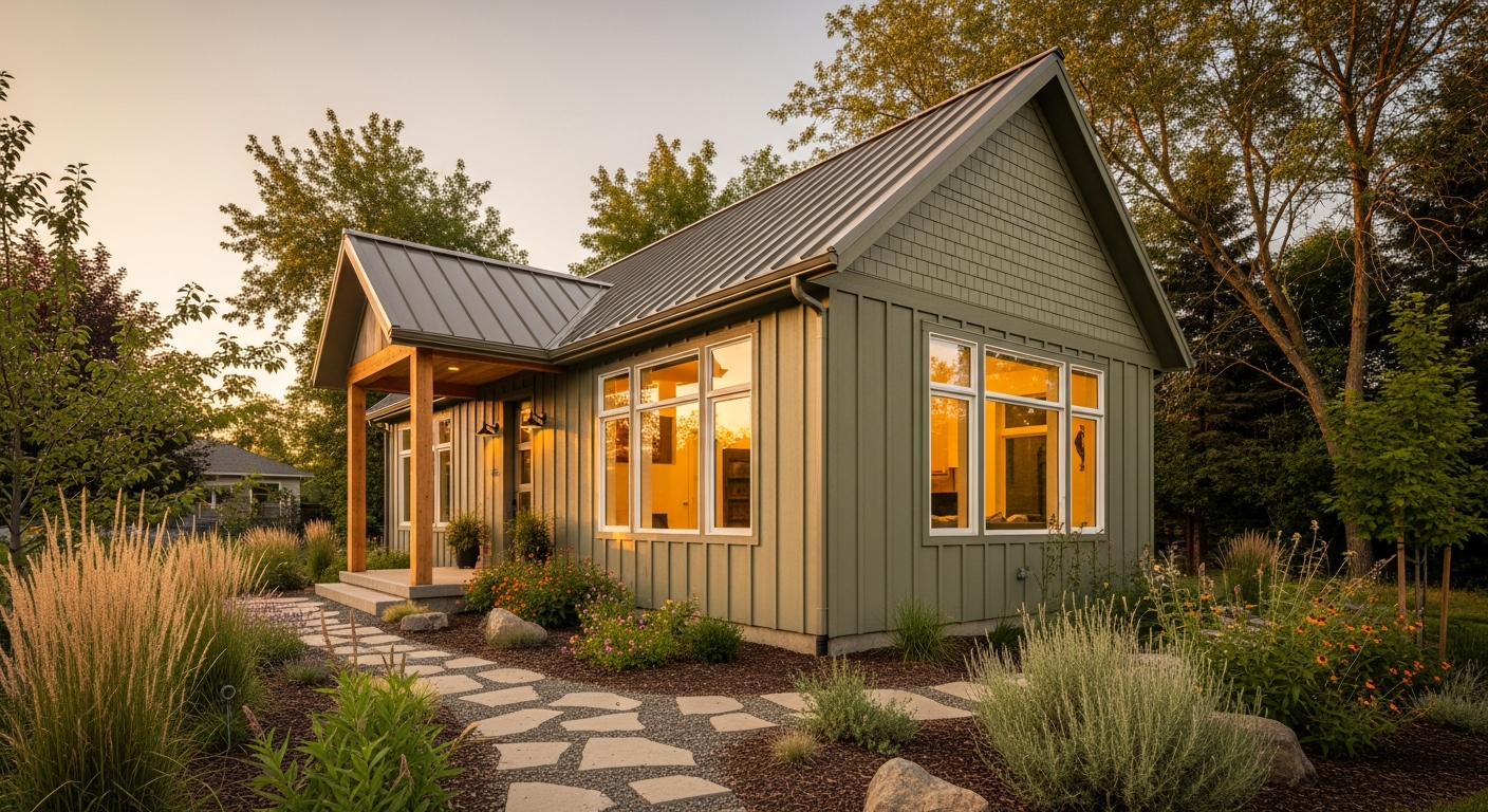 Precision craftsmanship on a custom ADU build demonstrating expert Treasure Valley work